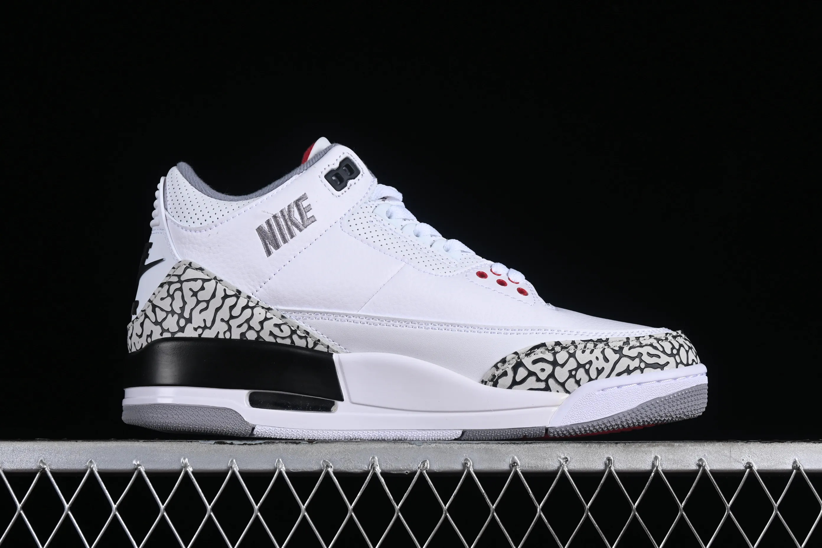 All categories Air Jordan Jordan series basketball shoes Air Jordan 3 Air Jordan 3 "Tinker Hatfield" AJ3 Joe 3 manuscript white cement hook AV6683-160
